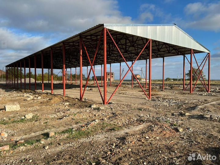 Строительство ангаров навесов