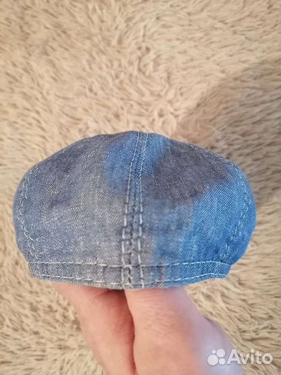 Джинсовая кепка хулиганка