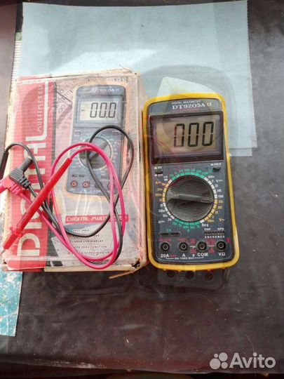 Токовые клещи 226с и мультиметр DT9205 б/у