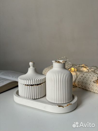 Гипсовая шкатулка