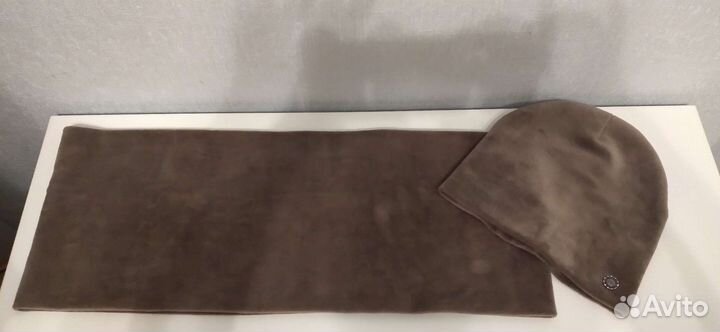 Комплект шапка и снуд женский