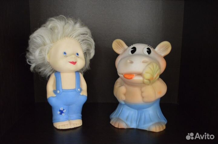 Резиновые игрушки СССР, Дед мороз и снегурочка