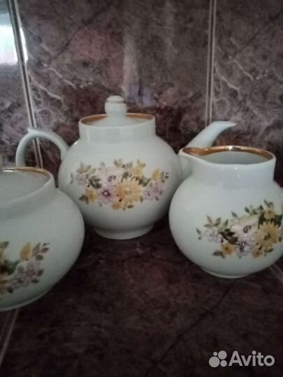 Сервизы чайные Дулево СССР Фарфор