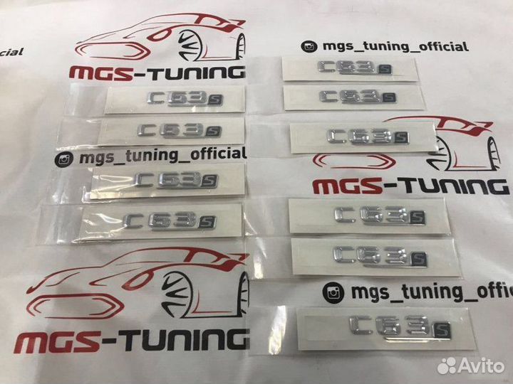 Шильдик на Mercedes С63s c-class