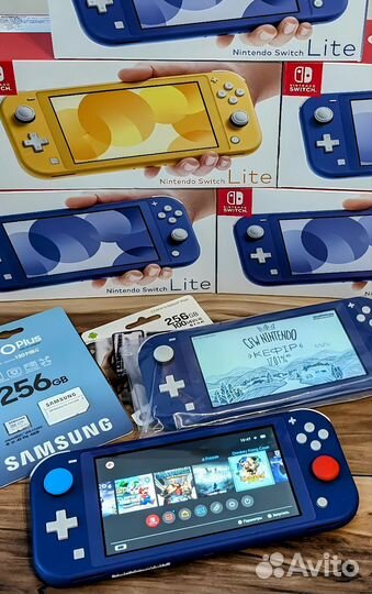 NEW Nintendo switch lite 256gb + 10000 игр