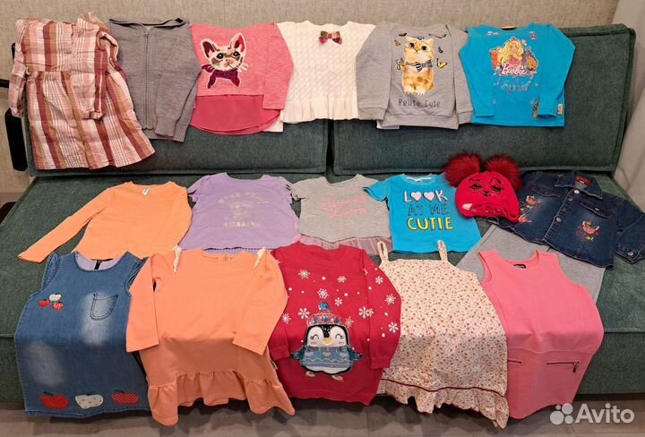 Вещи пакетом на девочку 104