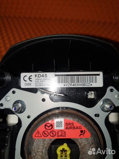 Подушка безопасности Mazda 3 BM CX-5 KE