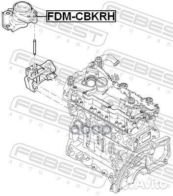 Подушка двигателя правая (гидравлическая) FDM-C