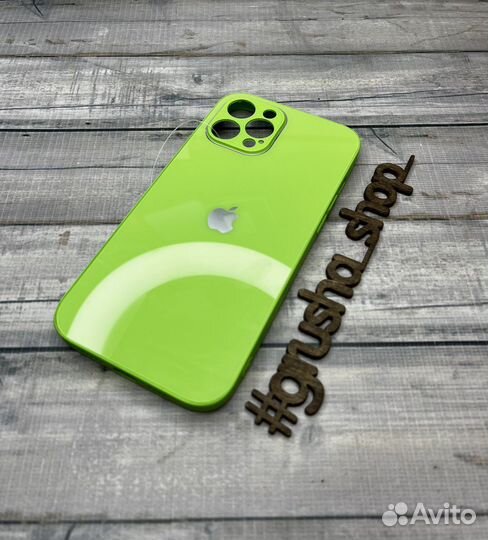 Чехол на iPhone 12 Pro Max, стеклянный