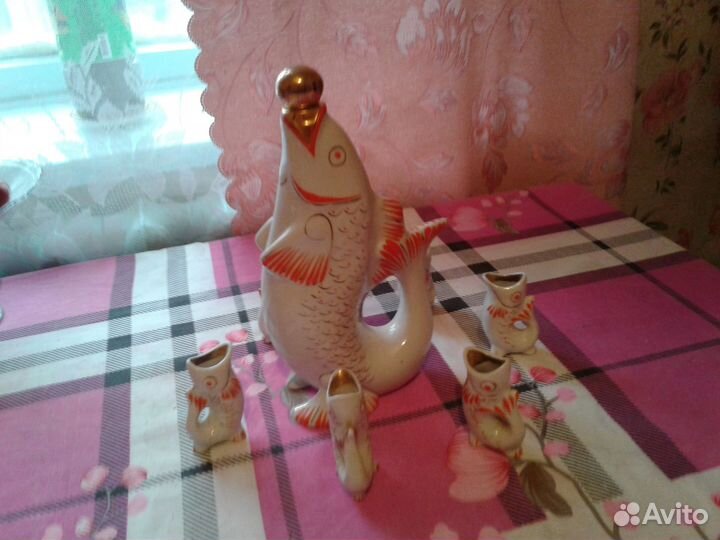 Рыбки СССР,советский фарфор