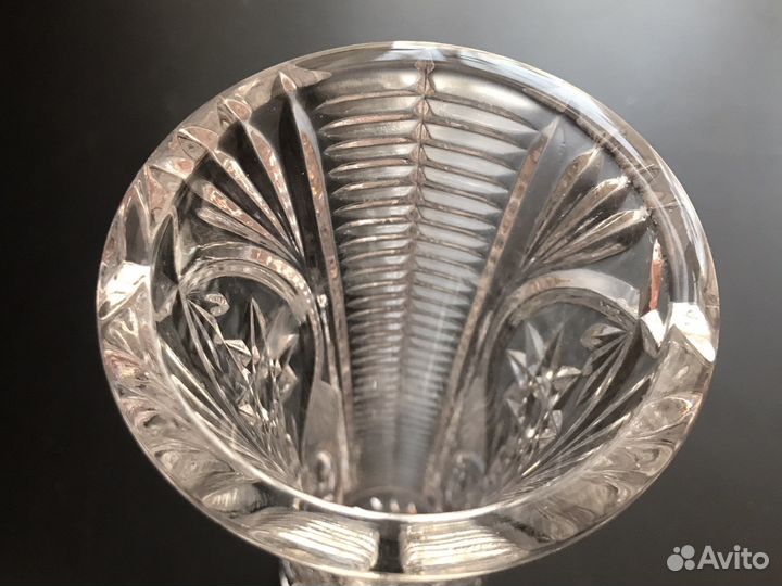 Вазочка стекло хрусталь СССР