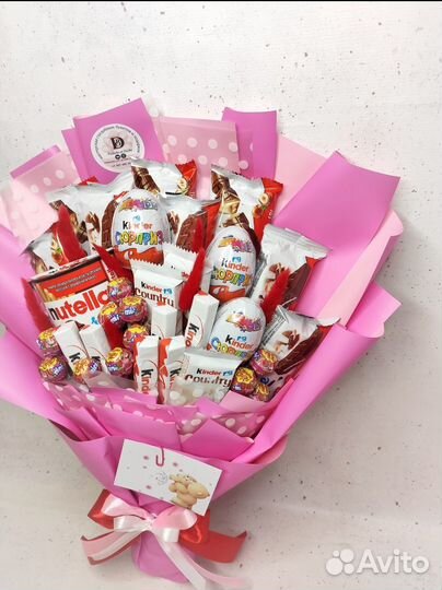 Съедобные букет. Подарок сладкоежке