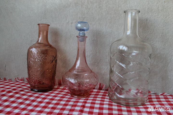 Цветное стекло посуда СССР