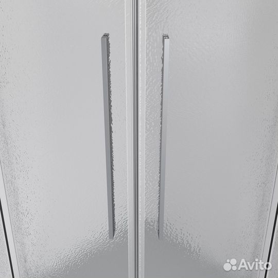 Душевой уголок Niagara Nova NG-3627-34 100х100 стекло шиншилла/профиль хром