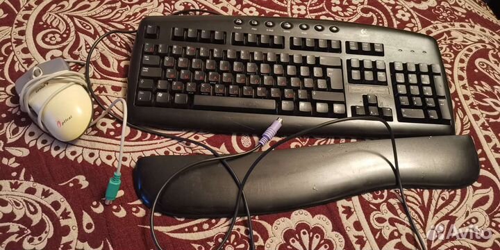 Клавиатура Y-ST39 Logitech ps/2 и мышка