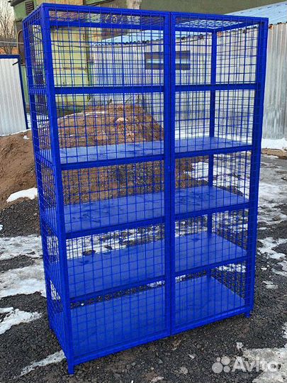 Стеллаж для спортивного инвентаря закрытого типа Pioner A13609