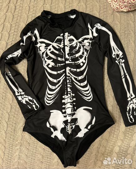 Слитный купальник с рукавами для серфинга