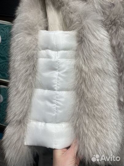 Меховая жилетка из песца