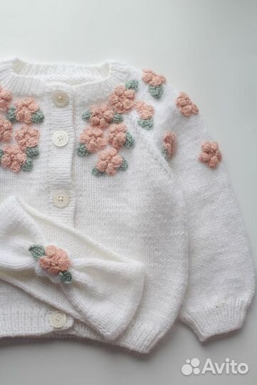 Кардиган ручной работы