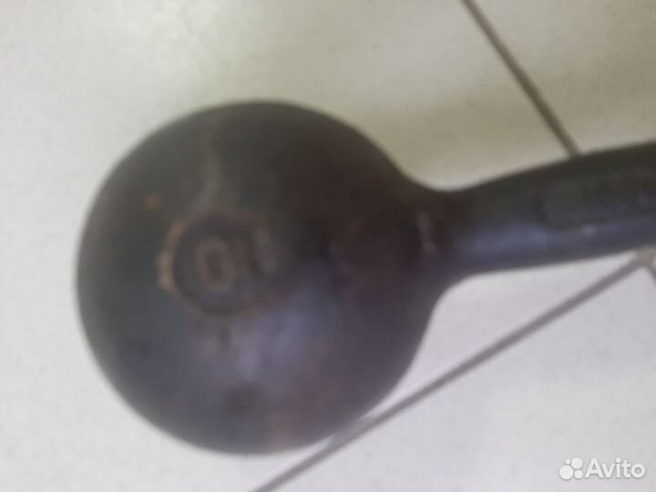 Гантель чугун 10 кг