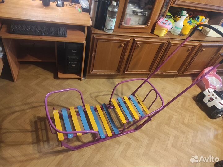 Санки для двойни(двухместные)