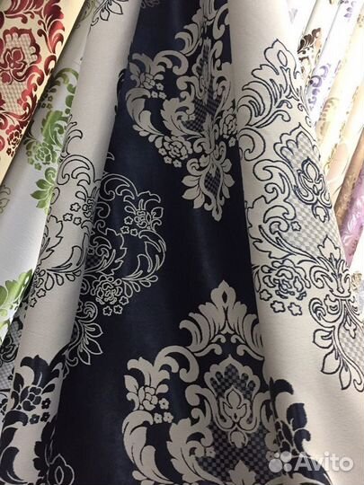 Шторы готовые, блэк-аут корона