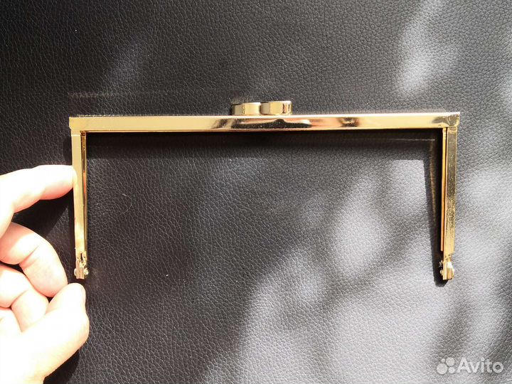 Замок для кошелька золотой