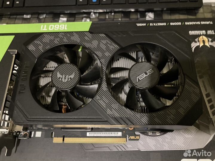 Видеокарта gtx 1660 ti 6gb Asus