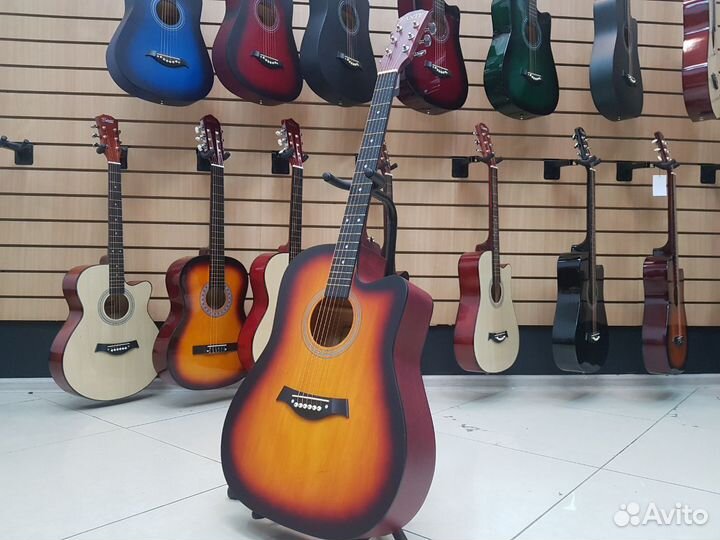 Акустическая гитара 41 дюйм новая