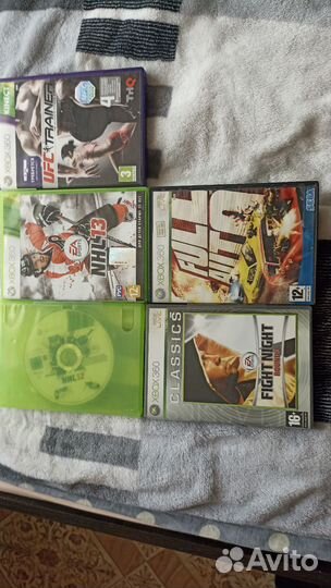 Диски с играми на xbox 360