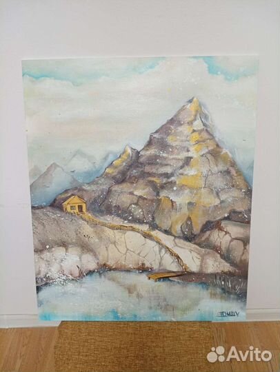 Картина зимний пейзаж