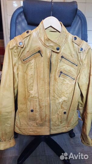 Куртка кожаная