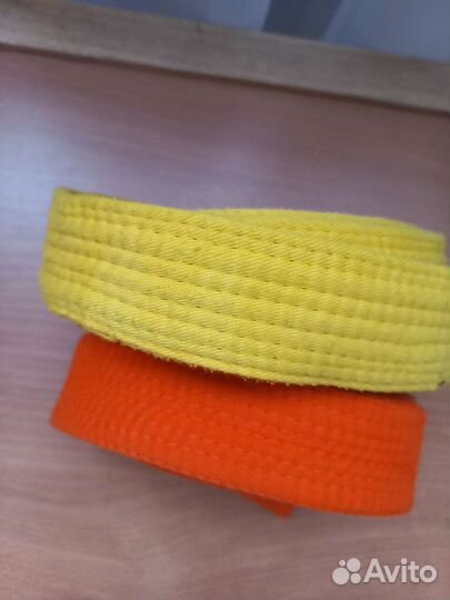 Кимоно для дзюдо детское. Пояс жёлтый