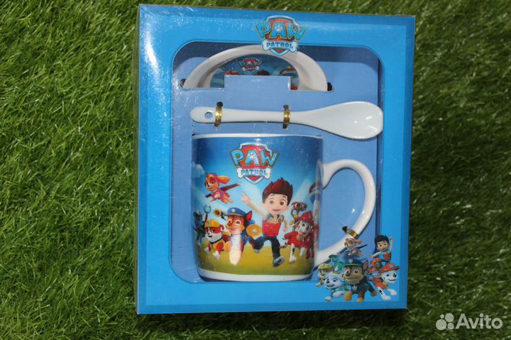 Набор посуды Щенячий патруль новый