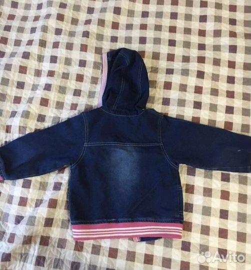 Ветровка джинсовка для девочки 98