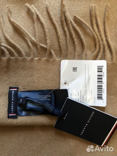 Шарф мужской Томи Хилфигер шерсть