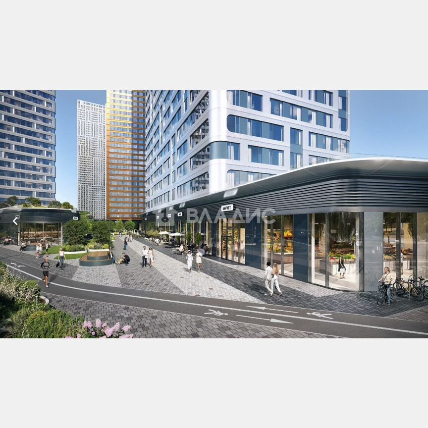 1-к. квартира, 44,7 м², 10/58 эт.