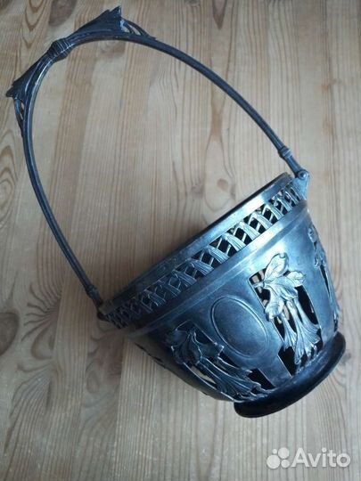 Ваза посеребренная