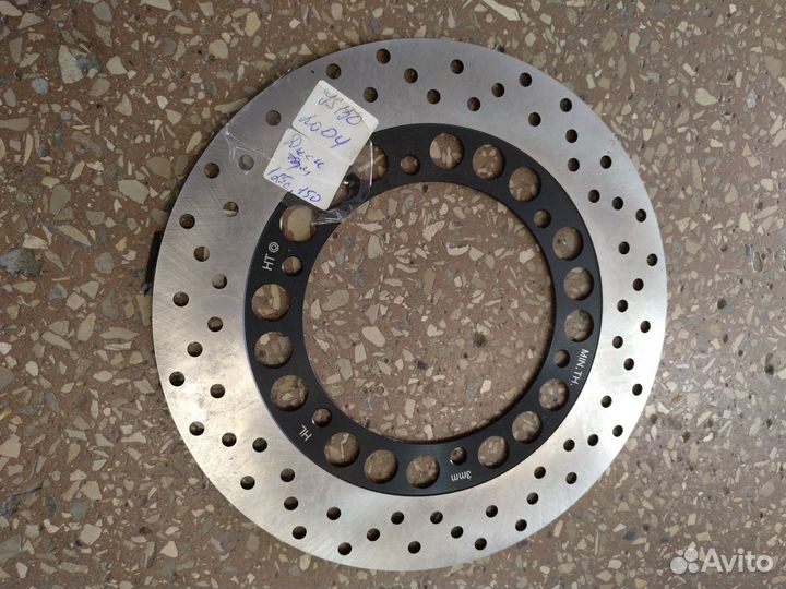 JS150-20-4 диск тормозной передний 125c, 150-3