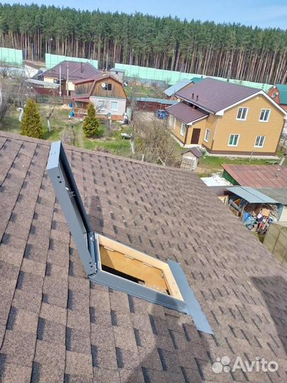 Окна в крышу, окно люк +Монтаж