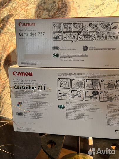 Картридж Canon 737, 711 лазерный, черный