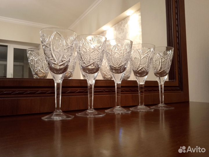 Хрусталь Фужеры, рюмки СССР