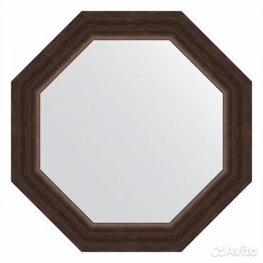 Зеркало Evoform Octagon BY 3721 52x52 палисандр