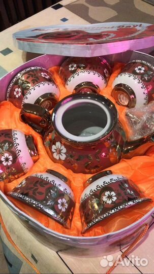 Сервиз чайный подарочный с пиалами