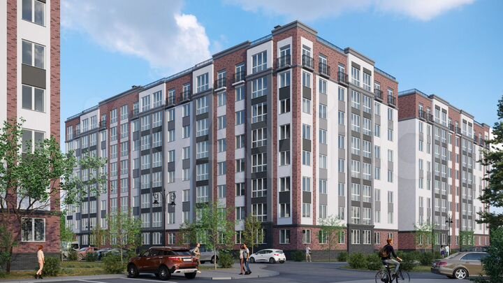 2-к. квартира, 64,3 м², 7/8 эт.