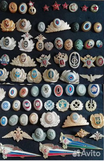 Кокарды и эмблемы, знаки