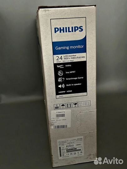 Новый монитор Philips 24 дюйма (чек, гарантия)