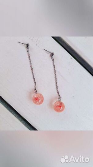 Серьги, ручная работа. Эпоксидная смола