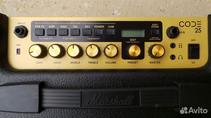 Комбо-усилитель новый marshall code 25 с гарантией