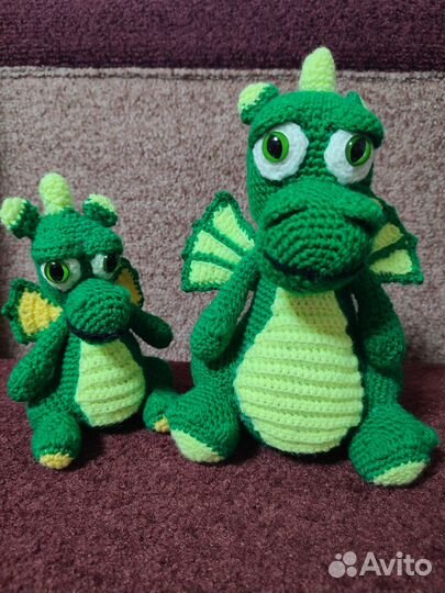 Вязаные игрушки дракон